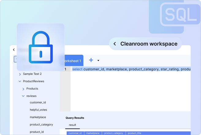 efficient SQL Cleanroom Workspace Solution