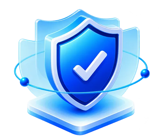 Shield with a checkmark representing SOC 2 Type II compliance