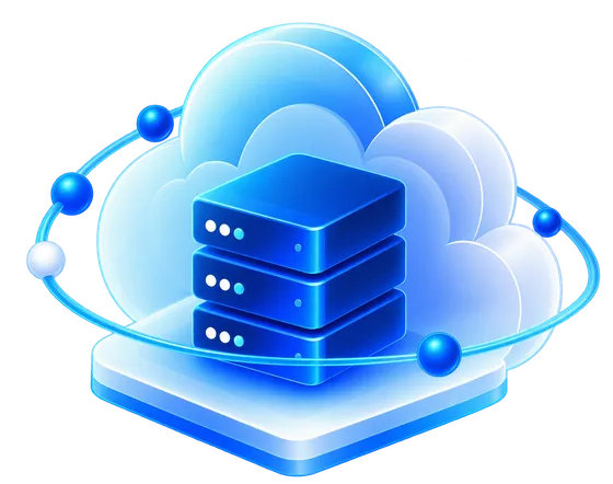 Server inside a cloud representing deployment in your own VPC