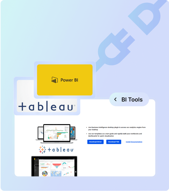 Integrate and Distribute Insights and Analytics Using Various BI Tools